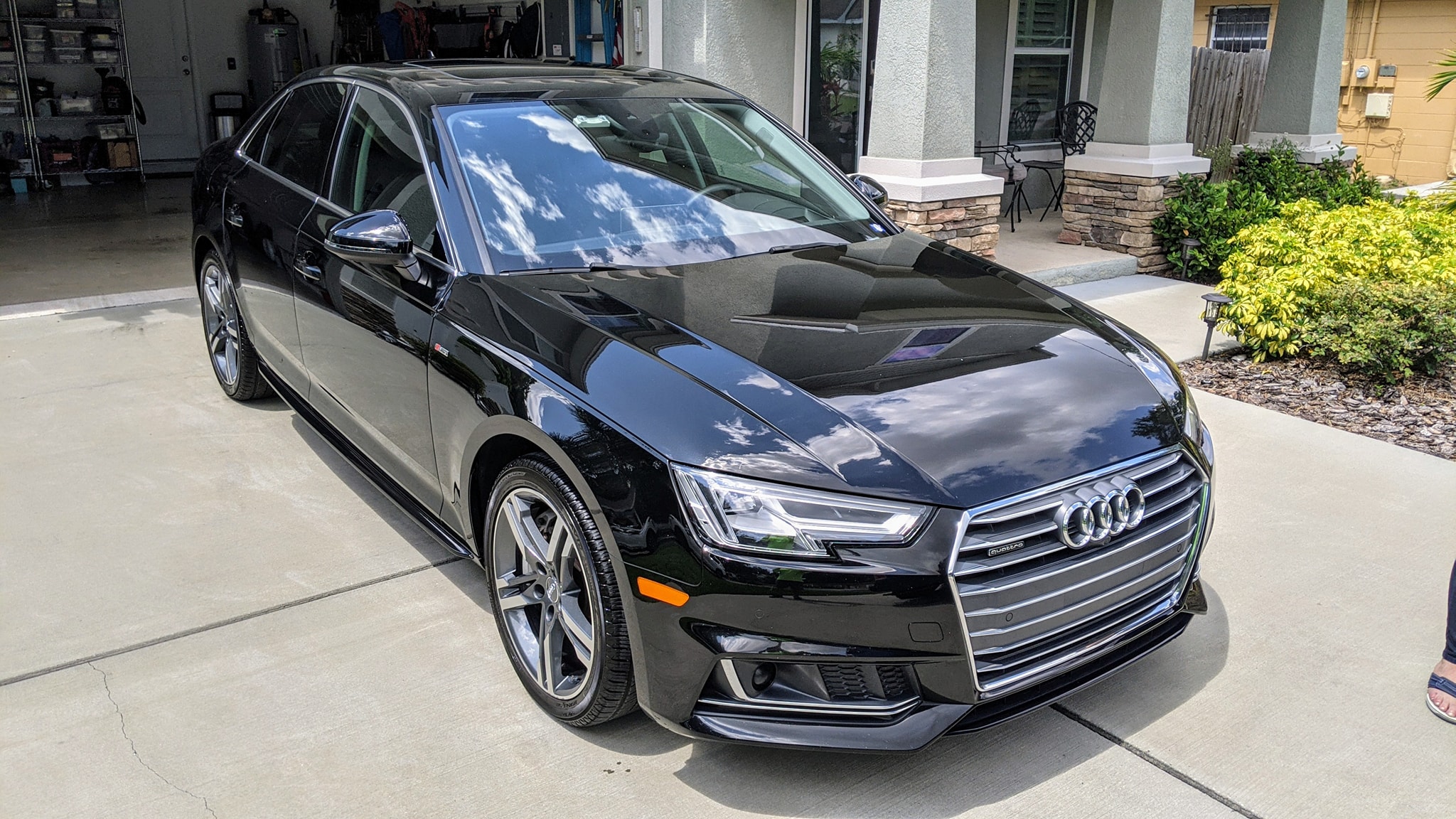 polished audi a4